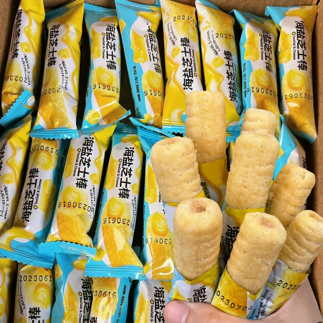 【抢120包】海盐芝士棒独立包装整箱批发追剧办公室解馋30包