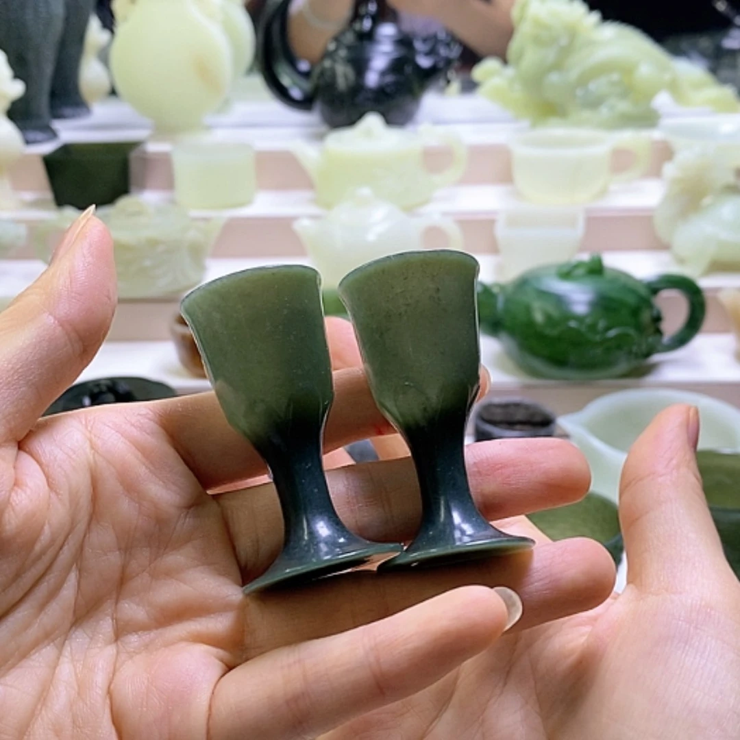 【闪购商品】未镶嵌和田玉摆件弈**行福利