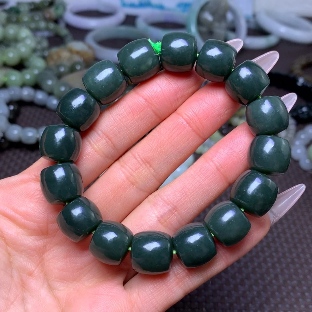 未镶嵌手串和田玉卡14