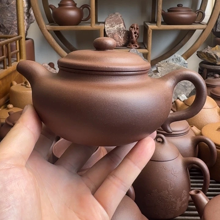 茶壶紫砂仿古300cc台西嫩底槽清