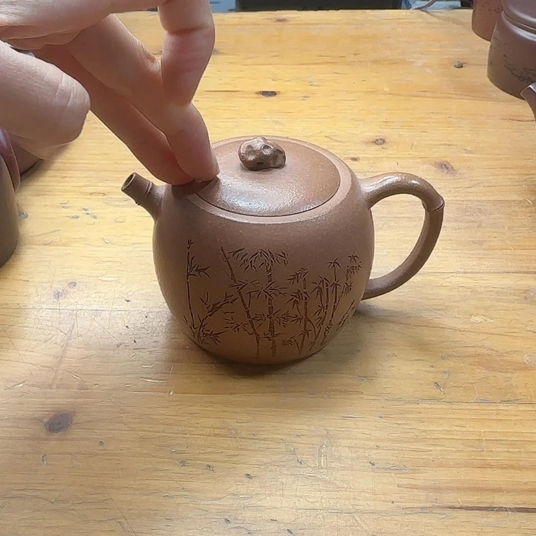 紫砂茶壶民间手艺人全手工制作