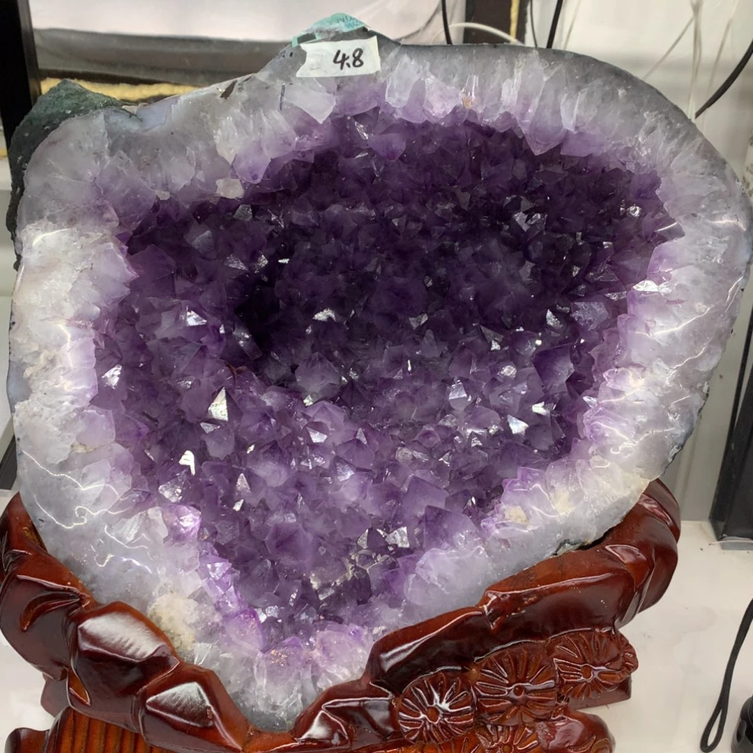 紫晶摆件未镶嵌水晶