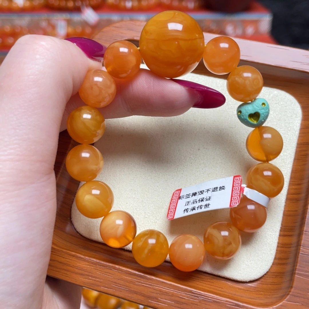 手链蜜蜡未镶嵌手串