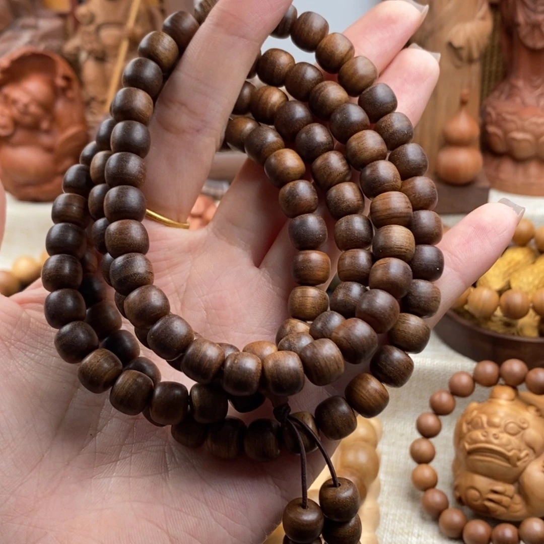 手串/手链檀香木迈索尔，老山檀香，焦糖0809