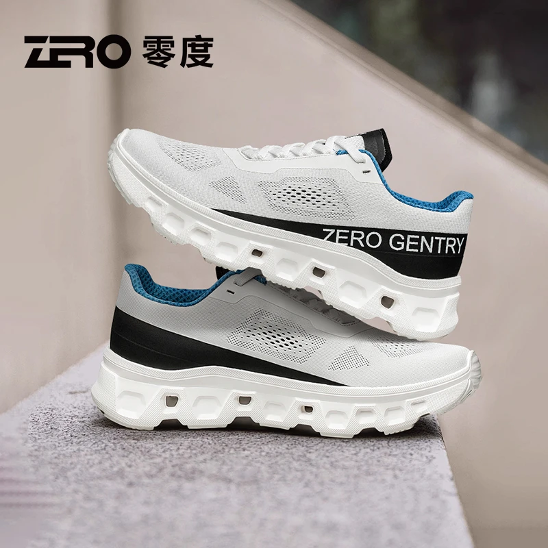 零度男鞋2025春夏新品运动飞织网面鞋透气舒适轻便男款时尚休闲鞋