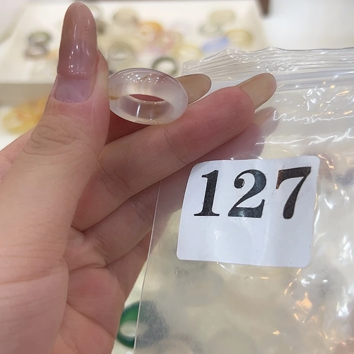 合金戒指玛瑙/玉髓127港10