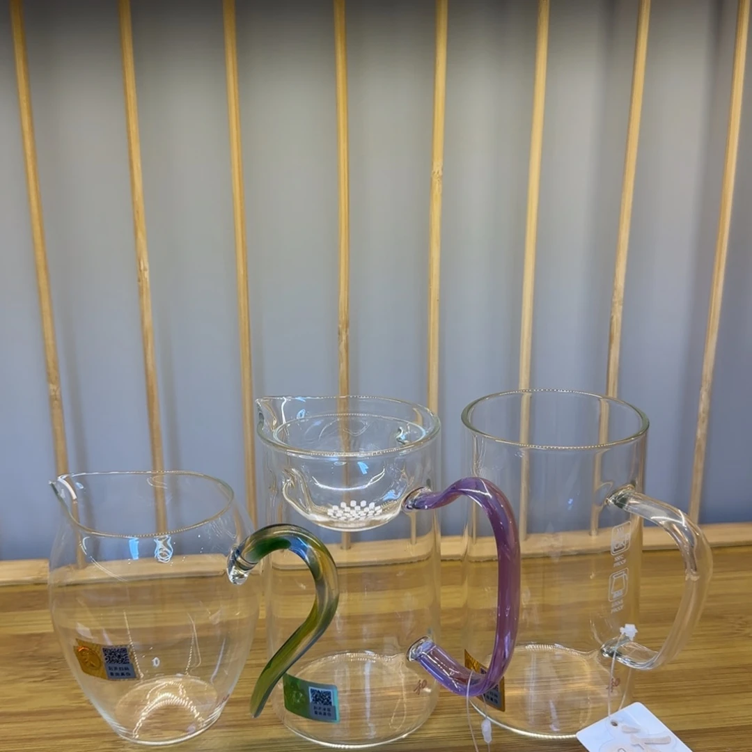 序***言怡然迷翠➕紫色华纳➕清简杯透明色6个