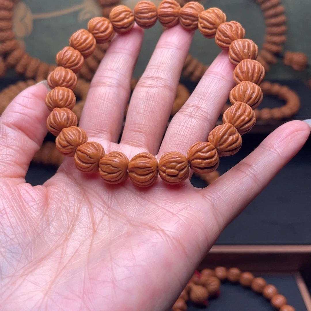 桃核吊坠11桃八楞