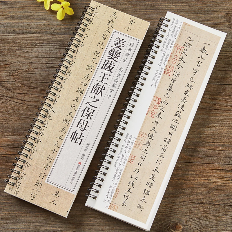 姜夔跋王献之保母帖近距离临摹字卡小楷硬笔原大楷书原帖毛笔字帖