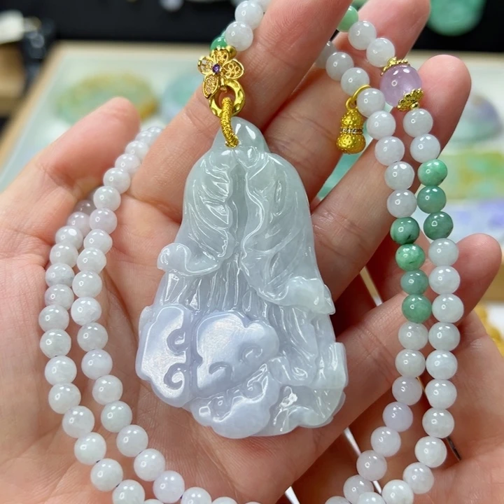 颈饰未镶嵌翡翠吊坠