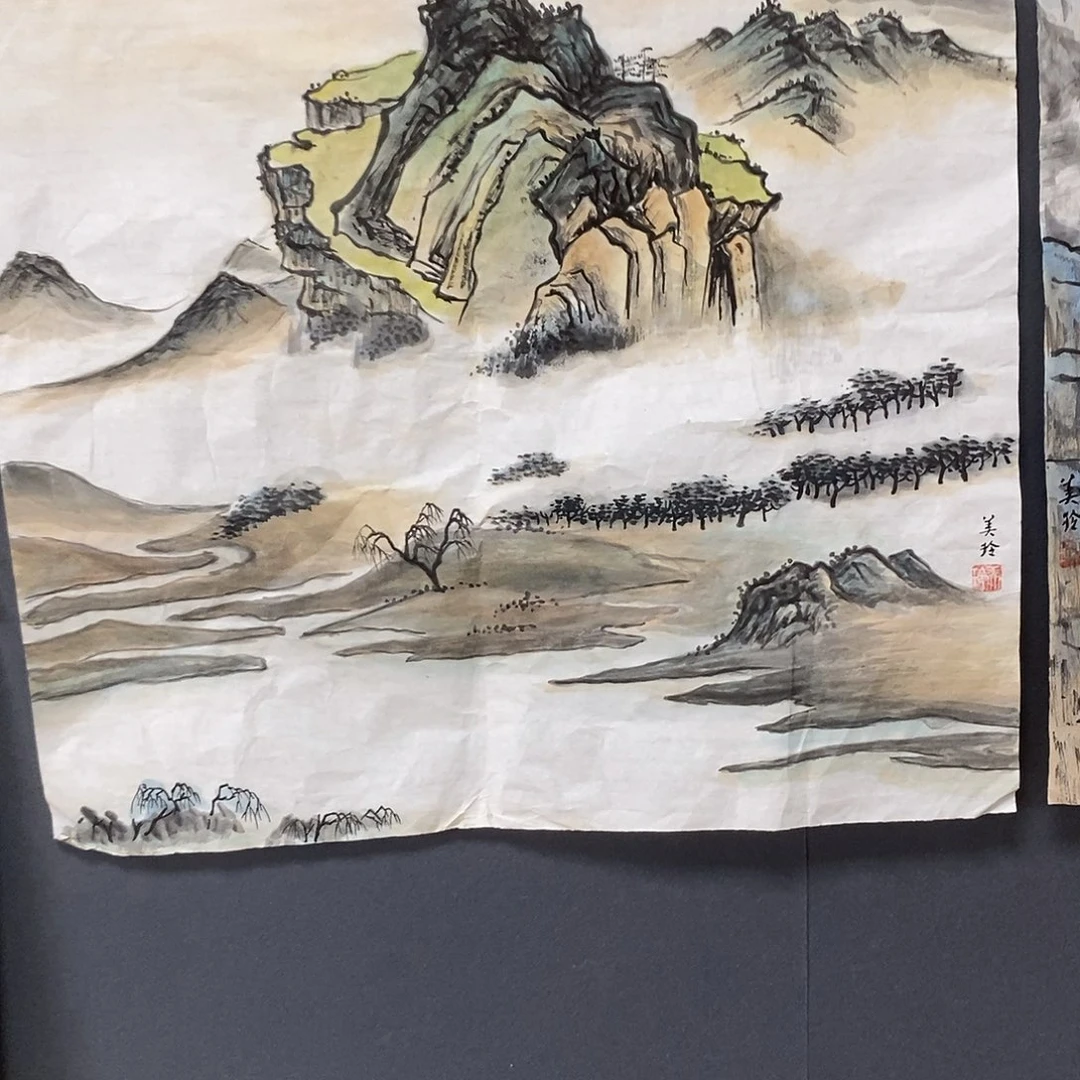 国画平价书画王美玲70/70