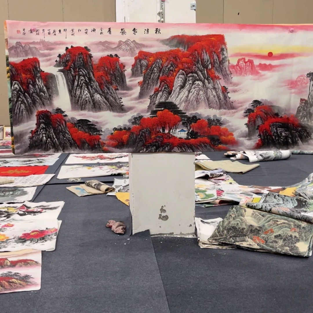 国画处理作品看好再拍哦
