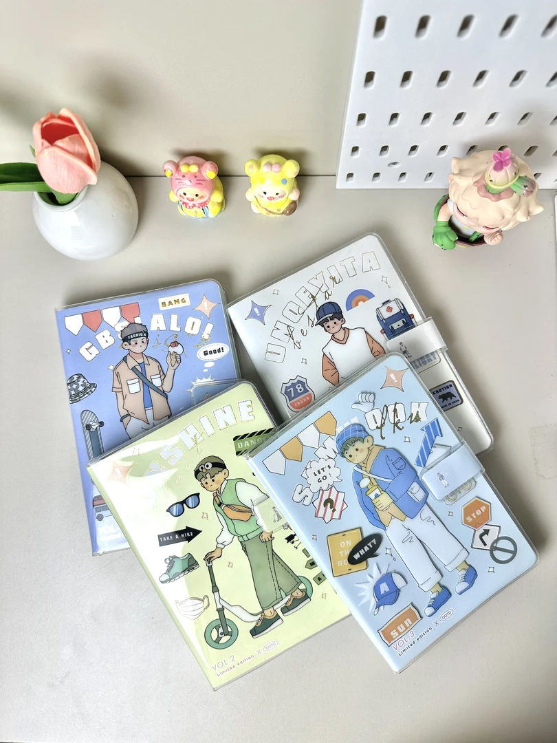 高颜值小众日系少年主题学生记事手账本