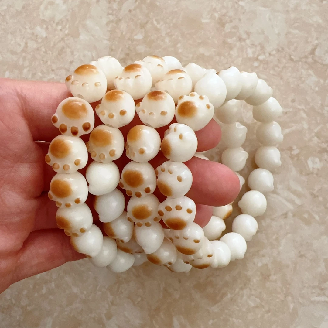 非金属木质手链 猫爪菩提手链