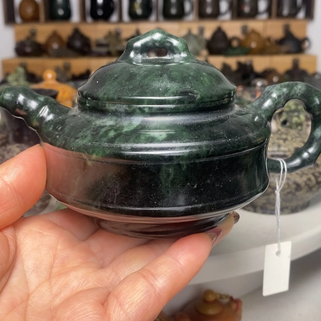 藏玉药王石福利款竹节壶240cc