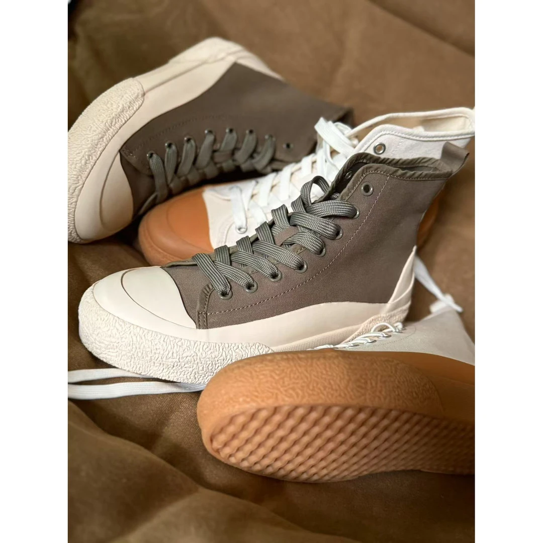 0820-SHOES LIKE POTTERY高帮帆布鞋硫化鞋