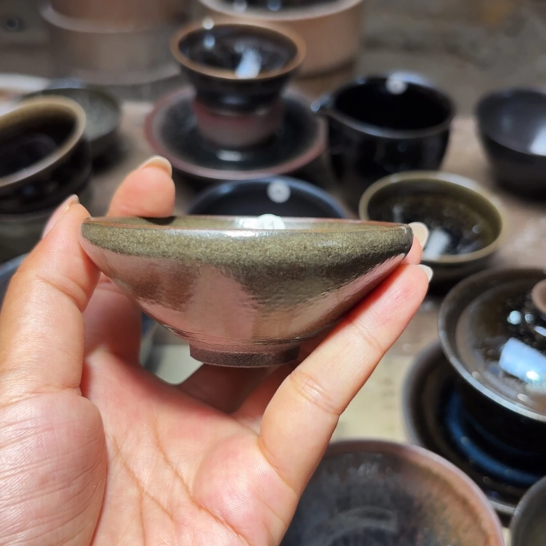 茶盏义兴龙窑建盏11微瑕
