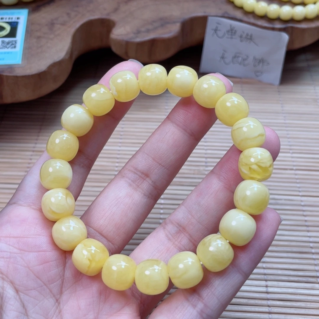 蜜蜡未镶嵌手串蜜蜡