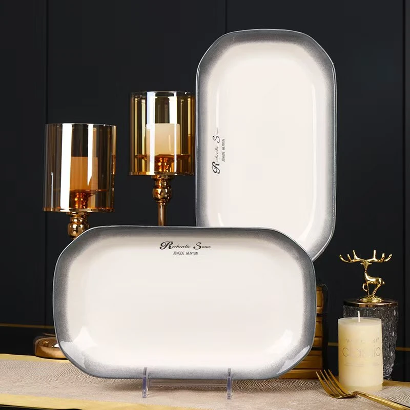 12英寸渐变鱼盘2只装 破损补发