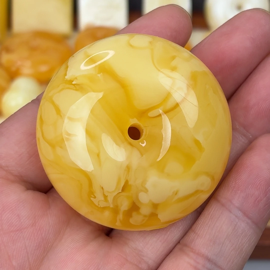 蜜蜡未镶嵌吊坠(不含链)