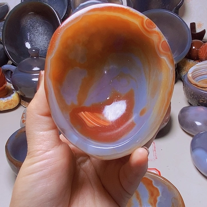 小***雨玛瑙/玉髓未镶嵌，