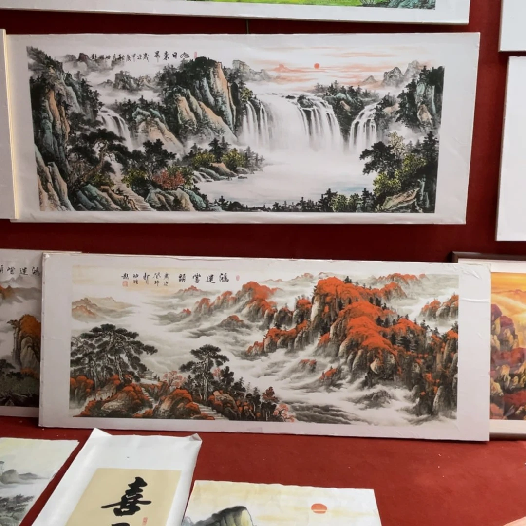 240/70旭日东升画心