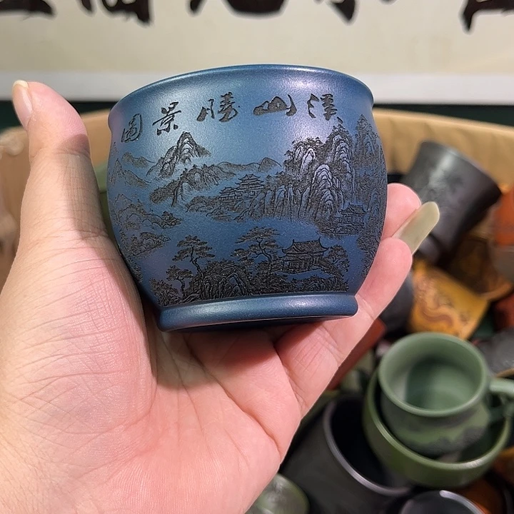茶杯紫砂全手工紫砂主人杯