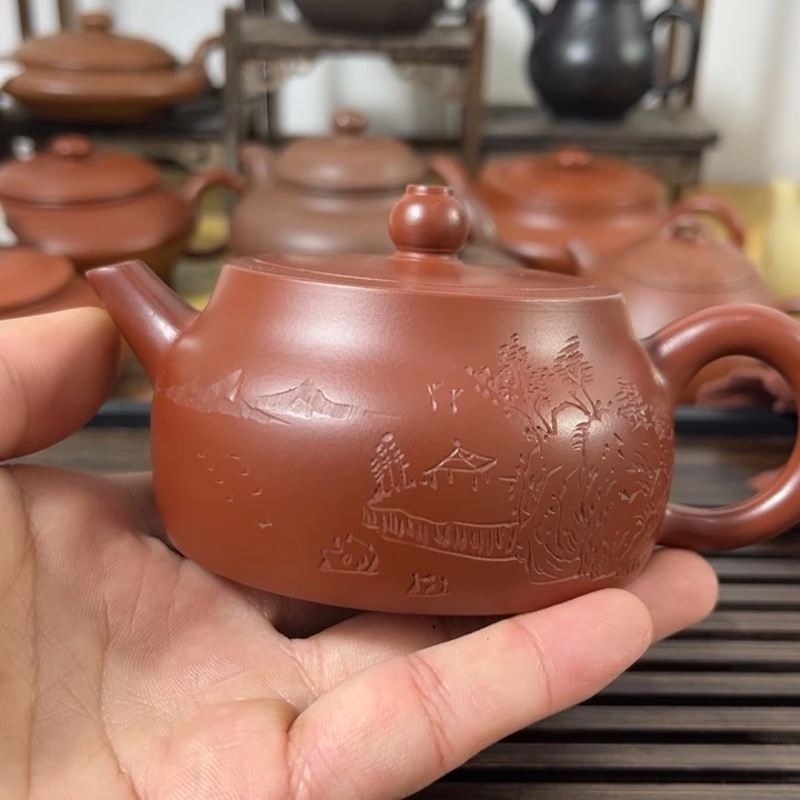 紫砂茶壶原矿紫砂半手工制作