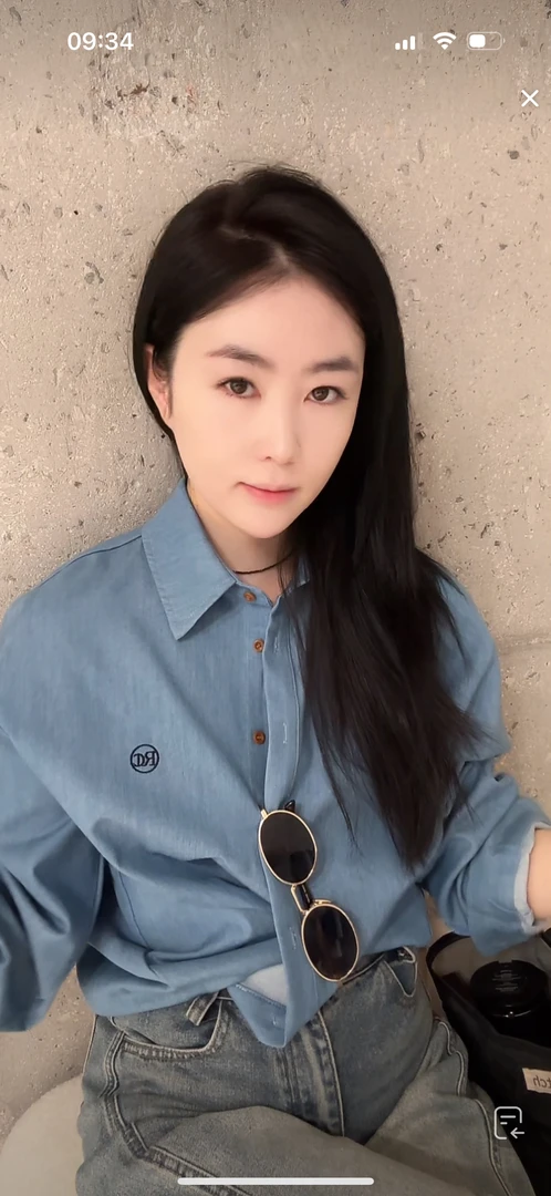 【PLJJ】小标志蓝色棉质衬衣 no退