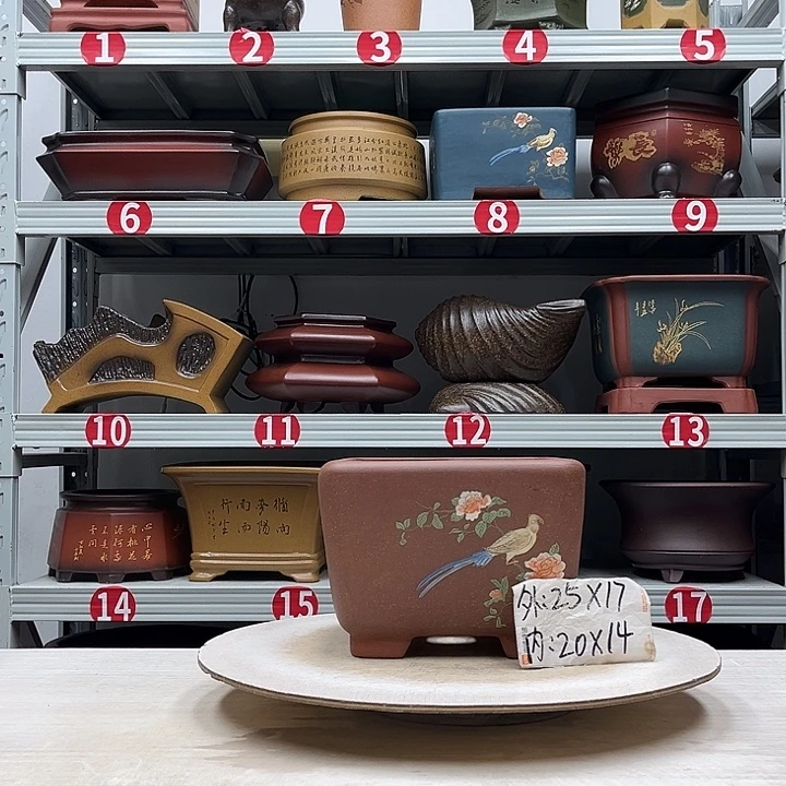 紫砂花盆紫砂花盆