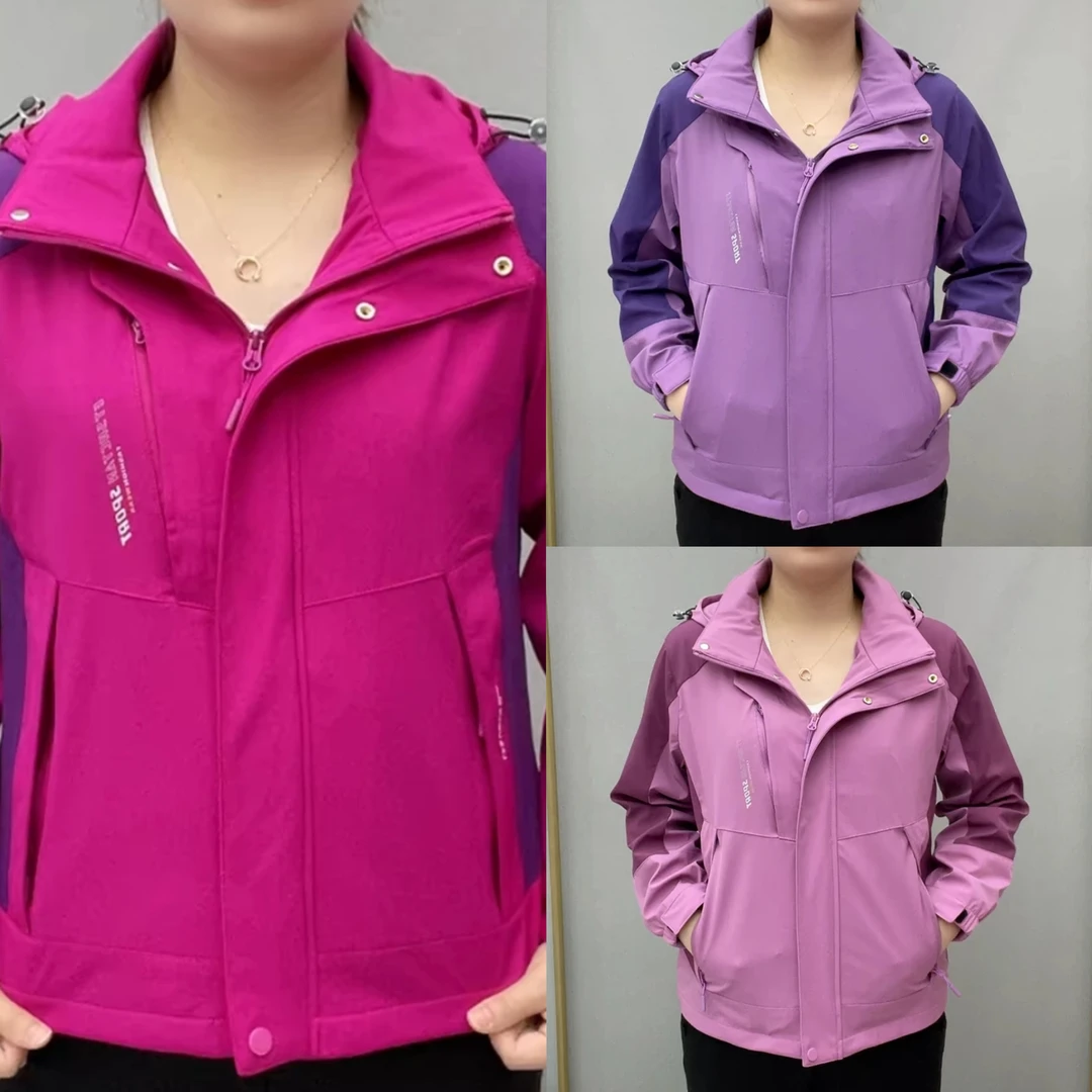 秋季新款活帽款冲锋衣外套