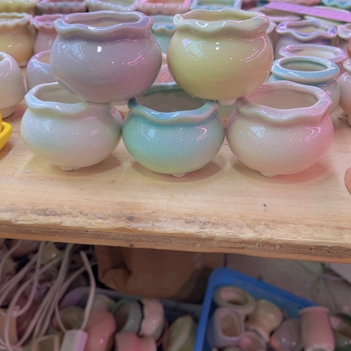 陶瓷花盆当场凑满12包邮