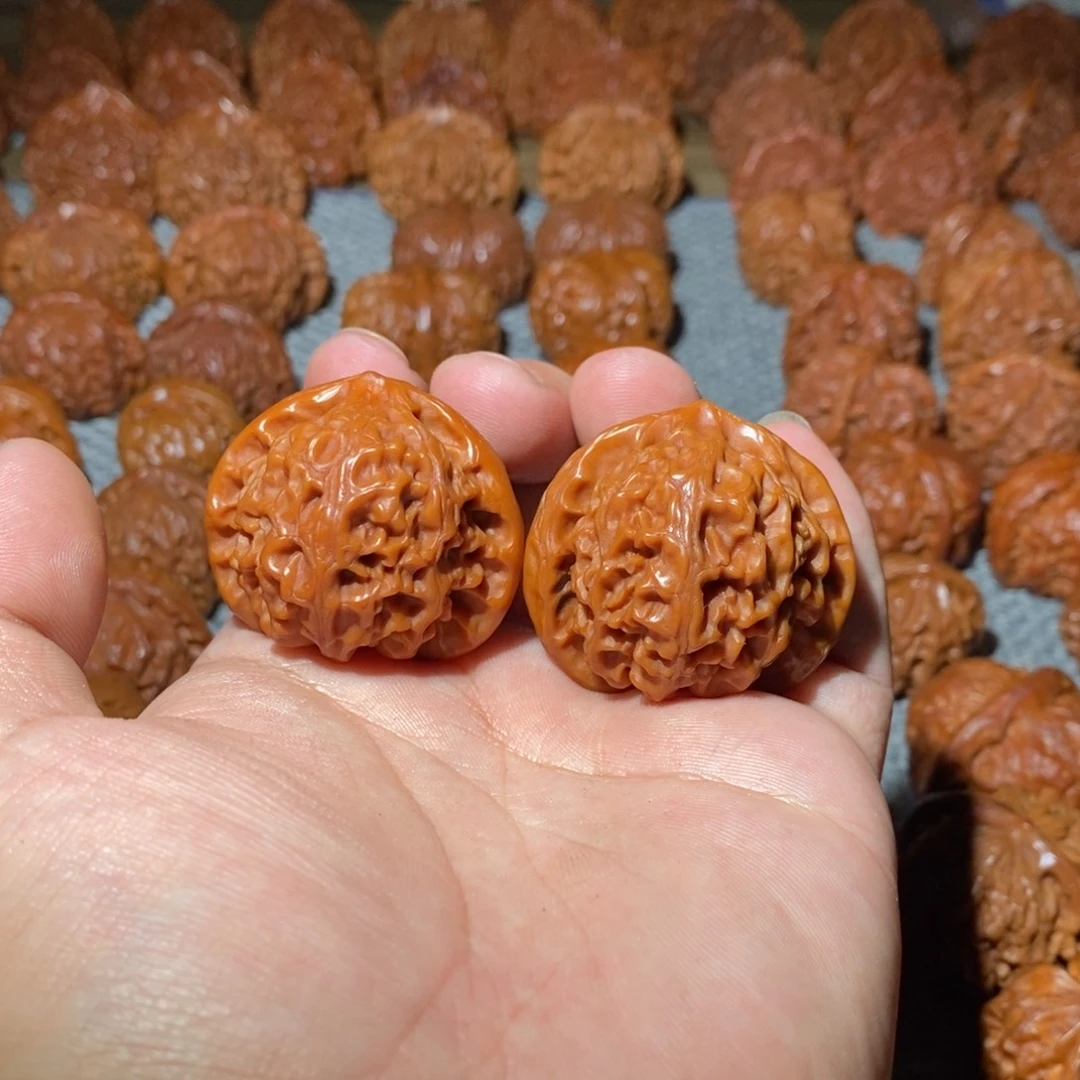 文玩核桃把件40宫灯