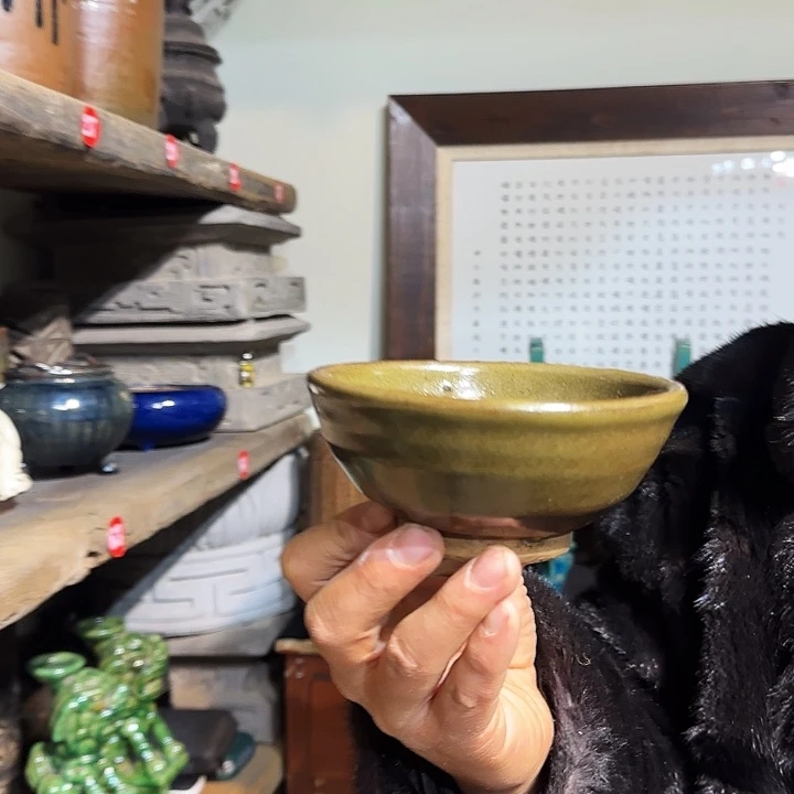 磁州窑茶叶末釉茶盏