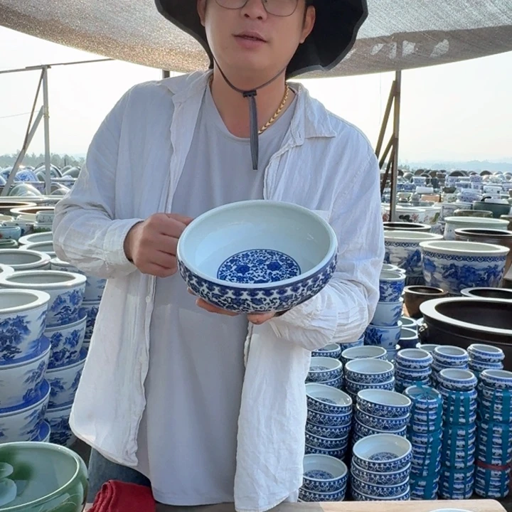 陶瓷艺术品，直径20，高6