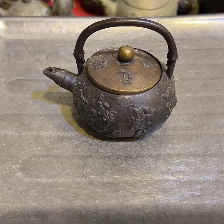 黄铜摆件，文房摆件