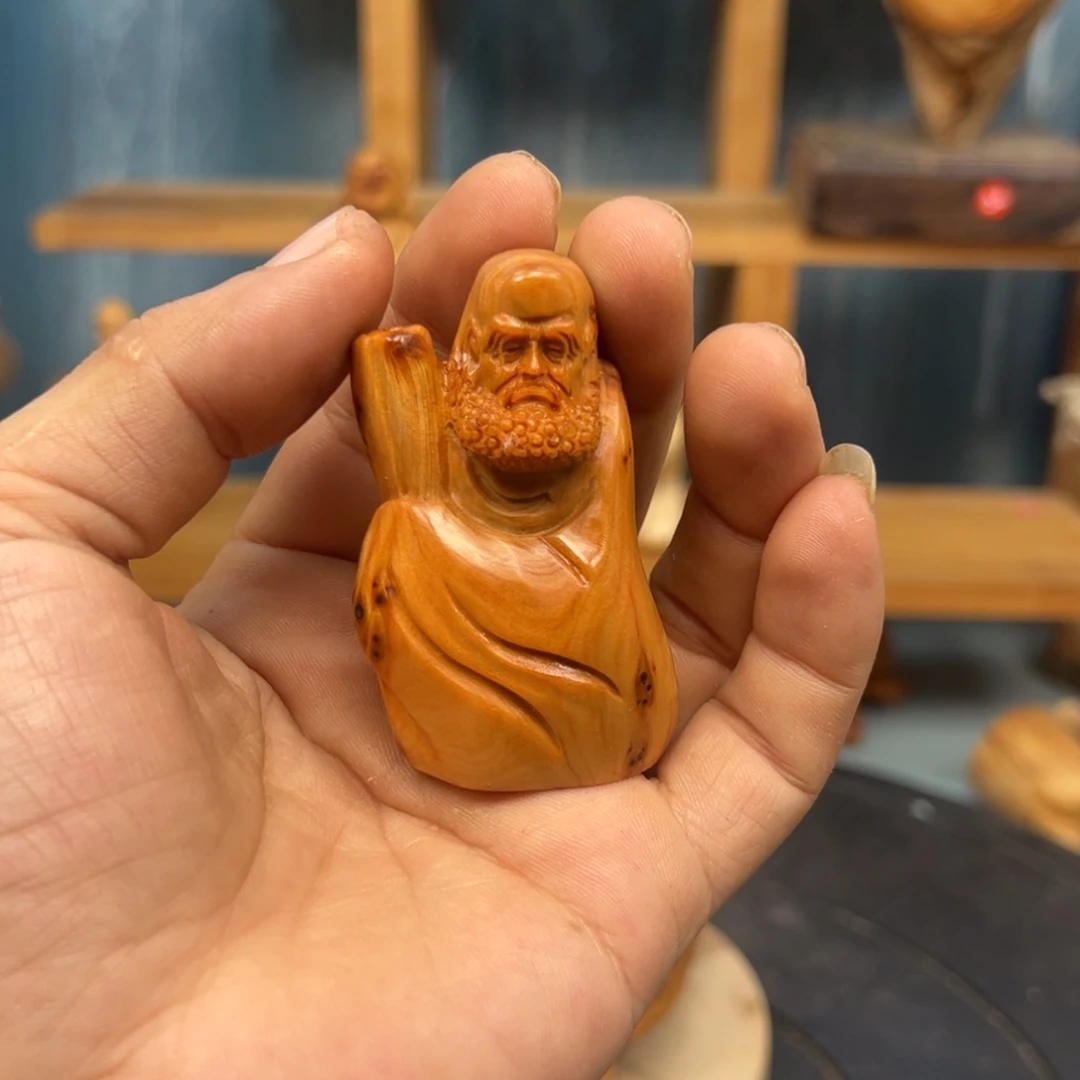 木用****9崖柏木摆件手把件