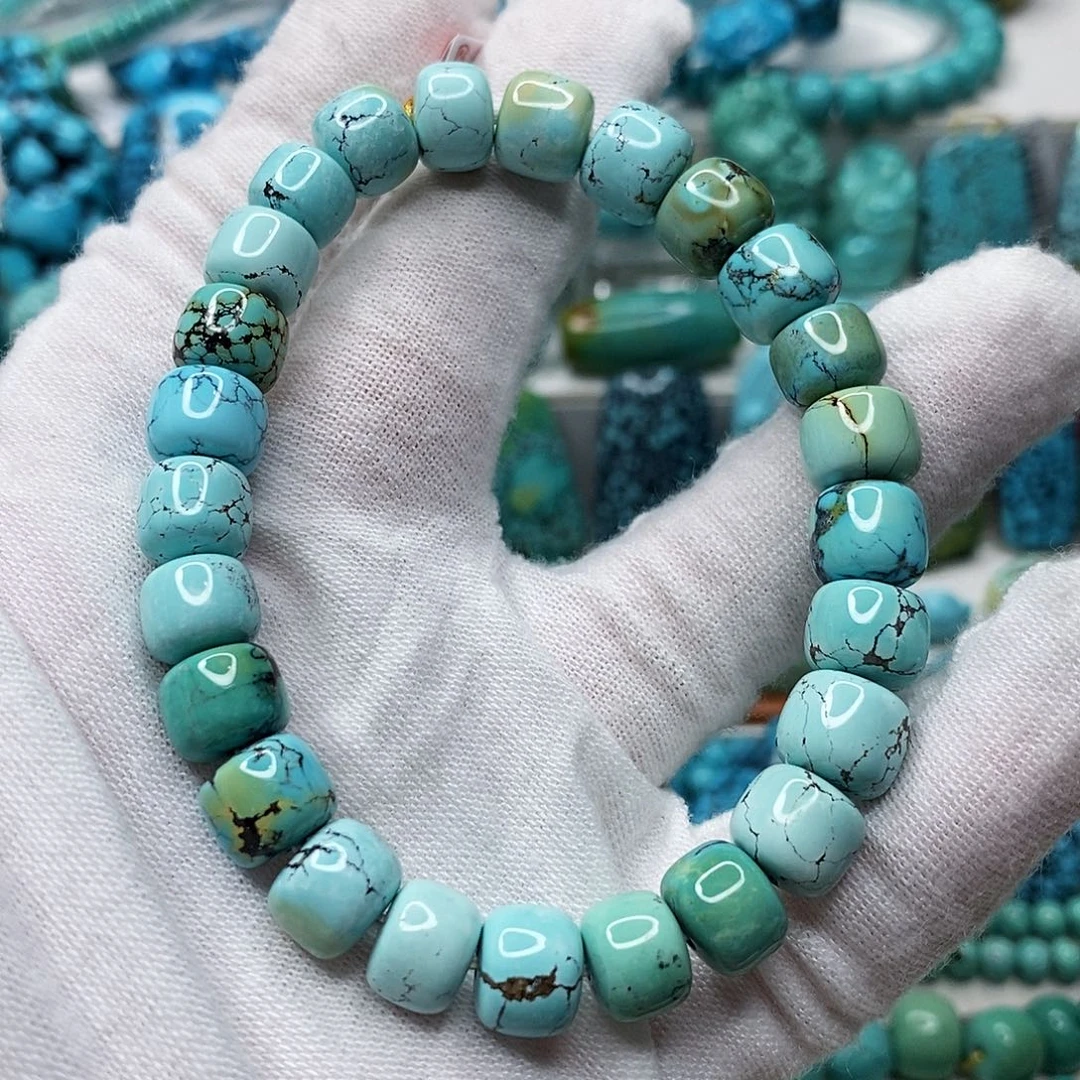 绿松石未镶嵌天然原矿 带武汉地大证书