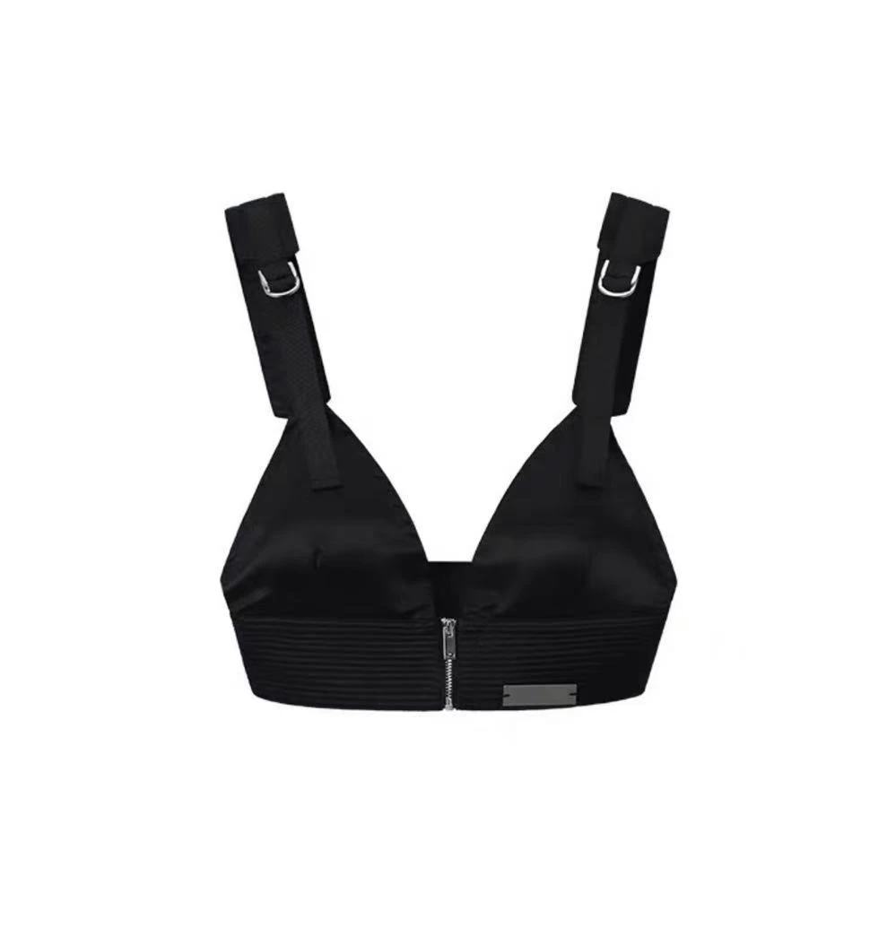 性感辣妹风拉链美背76611