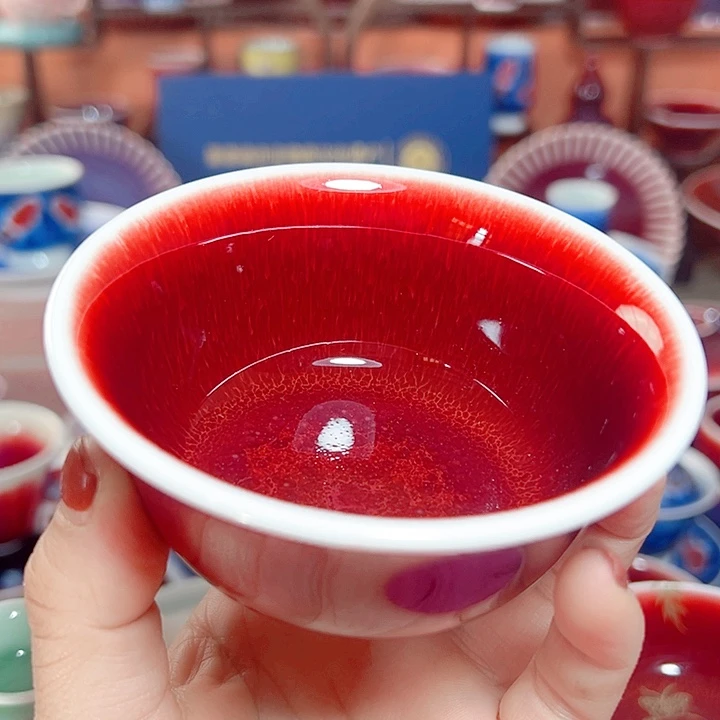 瓷片景德镇品艺轩郎红