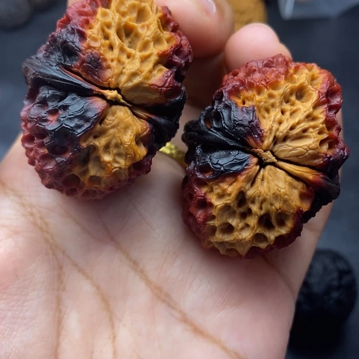 把件文玩核桃45尺麒麟元宝