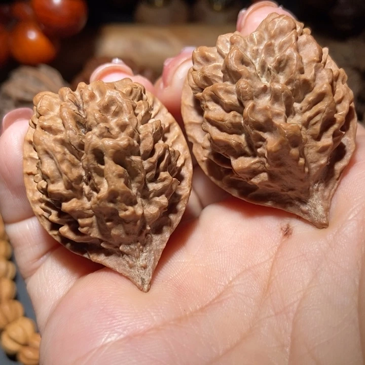 把件文玩核桃东北楸子小雪70