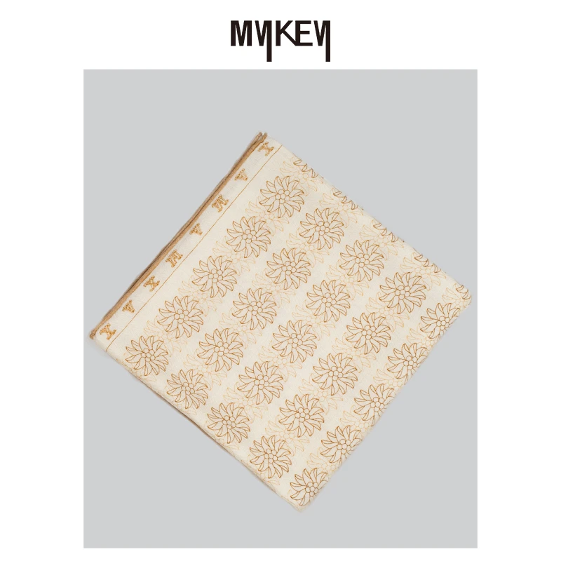 Mykey · 丨柔芳缀雅丨丝毛小花朵优雅方巾丨MK5A105