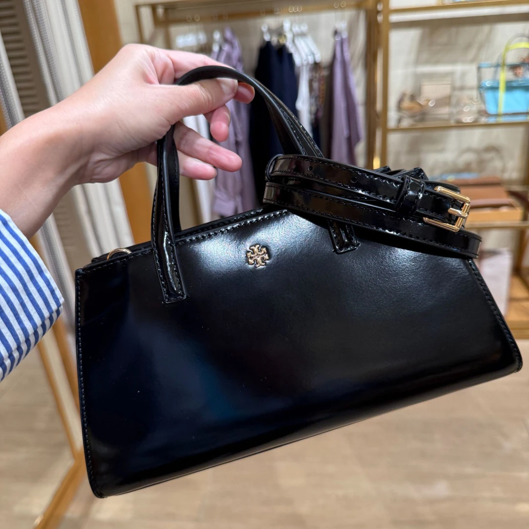 未使用 TORY BURCH/汤丽柏琦 大号手提戴妃包 杀手包