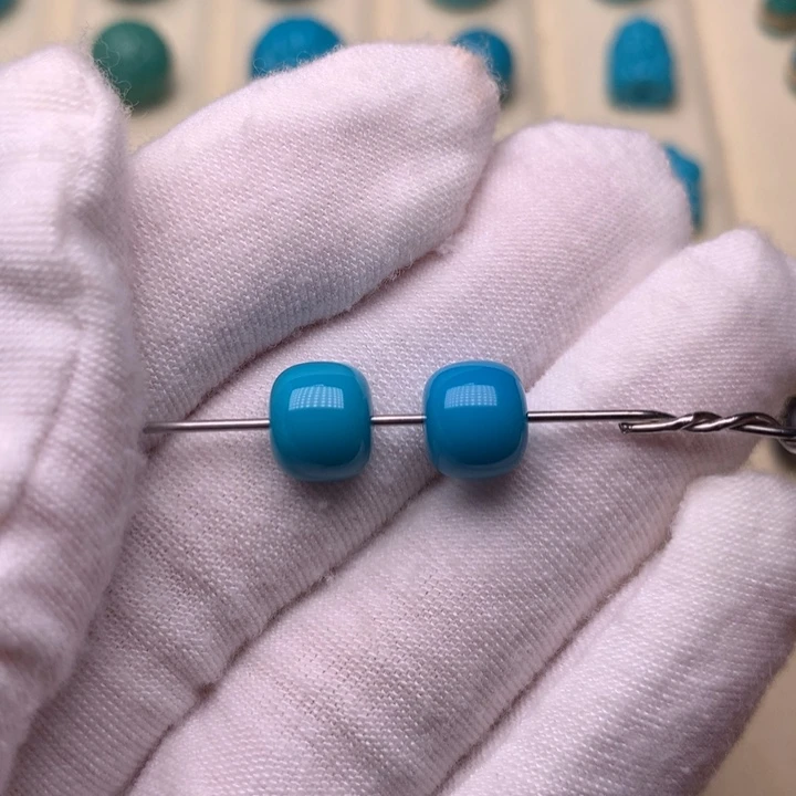 未镶嵌绿松石绿松石老型8.8