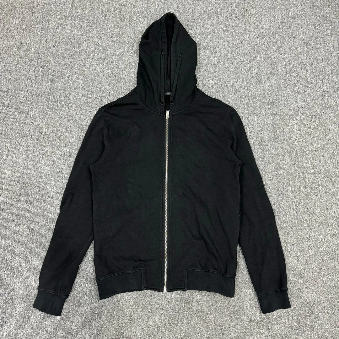 99新 VERSACE/范思哲 黑色美杜莎 人像拉链卫衣外套 M码10669614