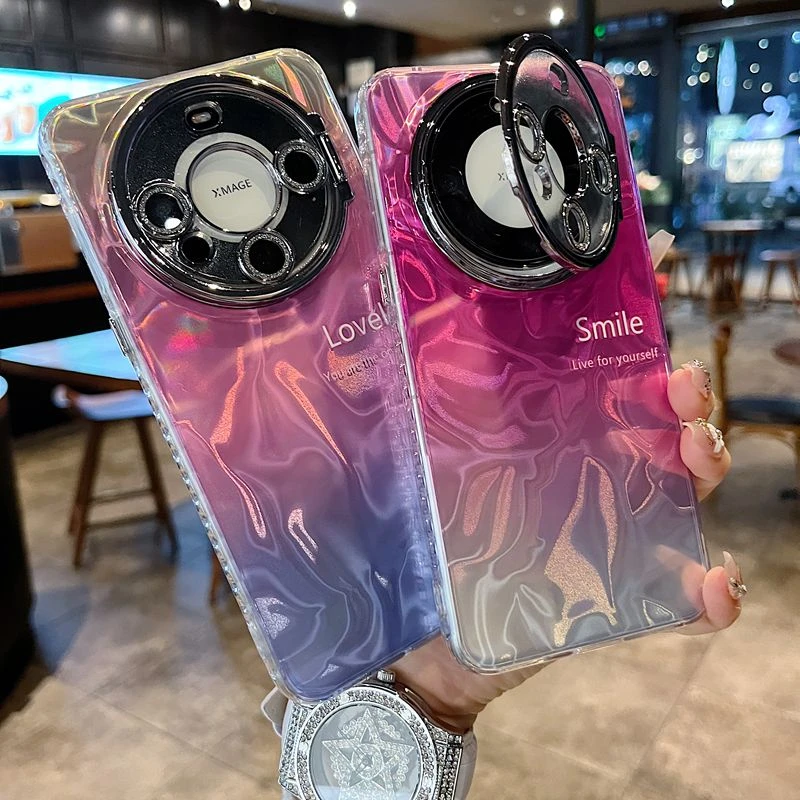 适用华为mate70系列苹果16新款手机壳mate50高级绸缎蓝全包保护套