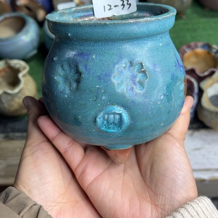 陶瓷12-33花盆瑕疵