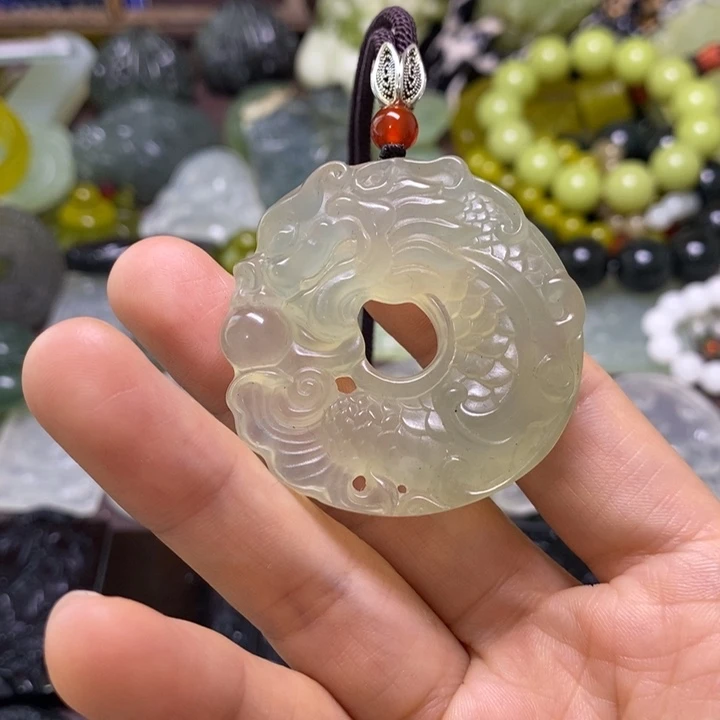 岫玉未镶嵌岫玉挂件