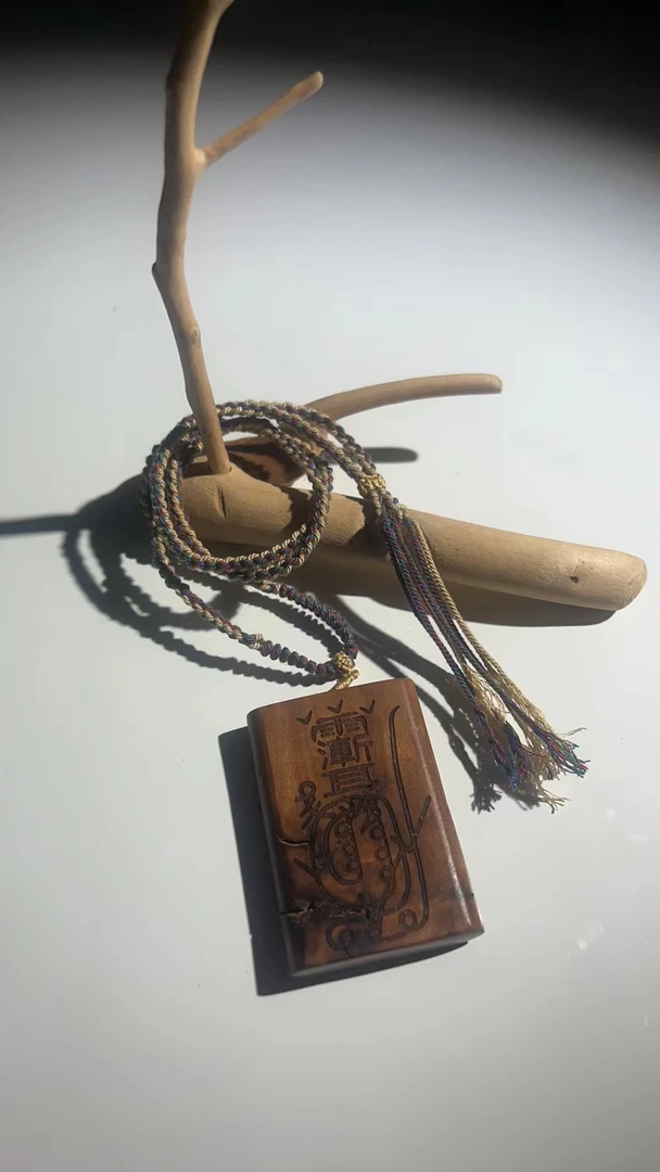 【九韵木语】枣木雷击雕刻牌多样性发其一 ZM15059